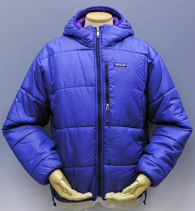 パタゴニア ダスパーカ コバルトブルー×ブライトパープル